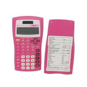 Texas Instuments TI-30X IIS Scientific Calculator Pink